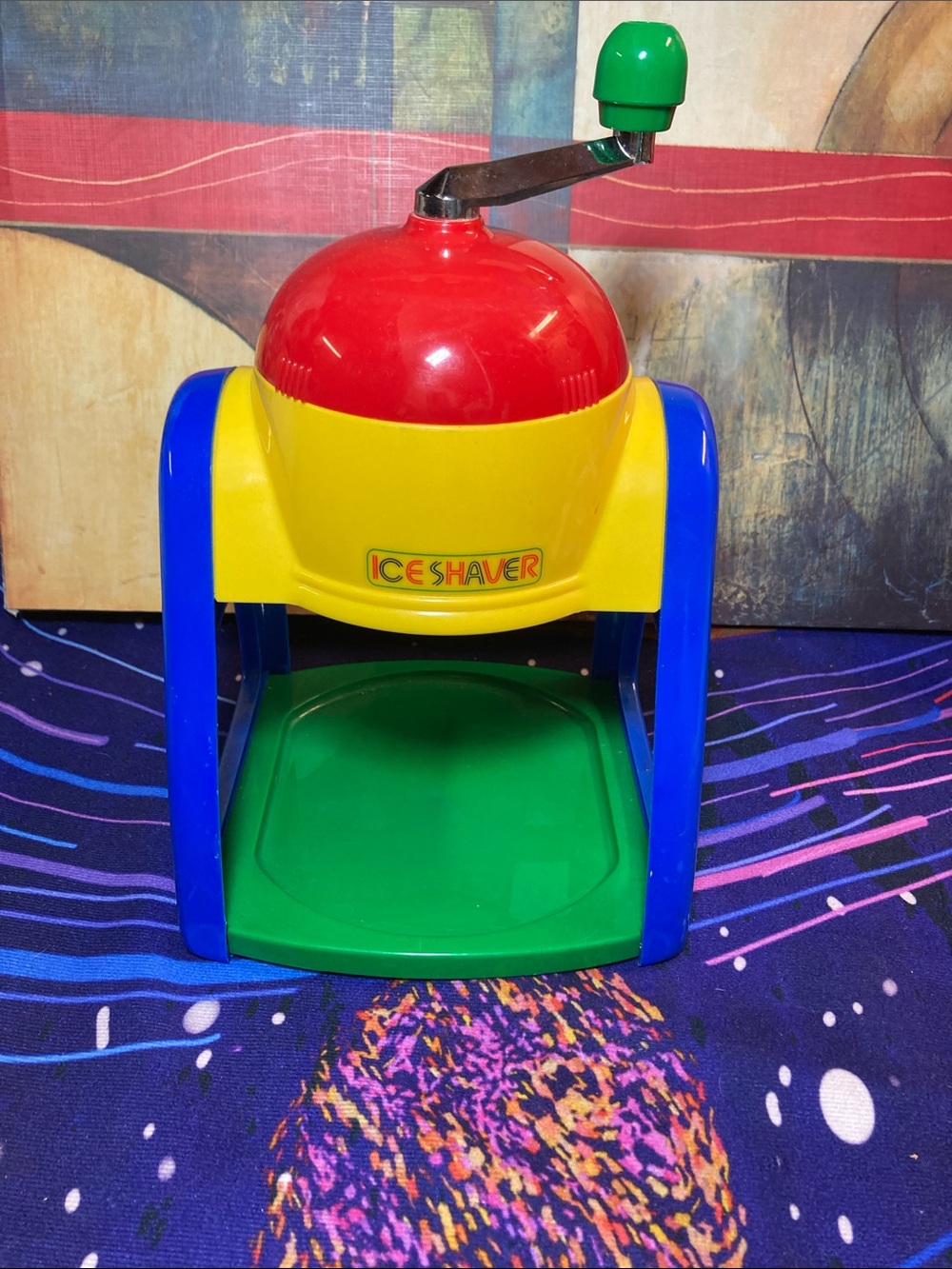 HOME KITCHEN MANUAL CRANK PORTABLE ICE SHAVER TOOL SHAVED ICE